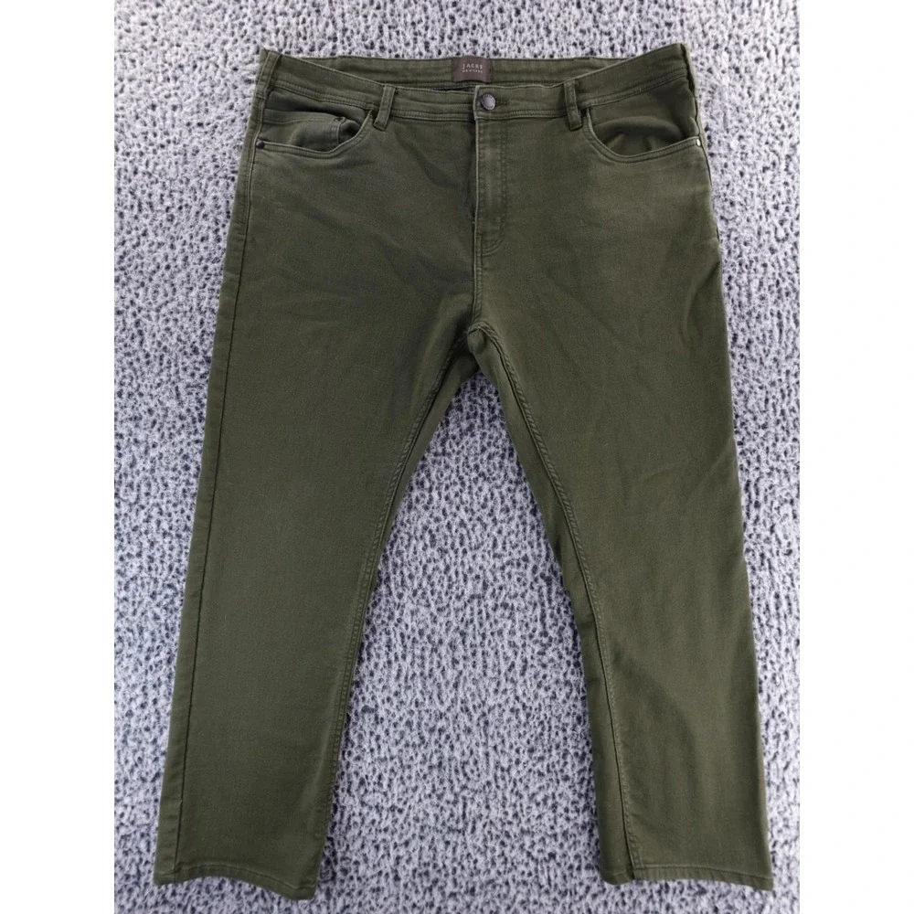 Jachs NY Olive Green‎ Chino Pants Slim Fit Mens Size 40x29
